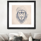 Cool lion by Solti Balázs on GIANT ART - brown digital painting