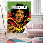 Vodoo Child by Bily Mariano da Luz on GIANT ART - green digital painting