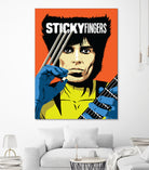 Sticky Fingers by Bily Mariano da Luz on GIANT ART - orange digital painting