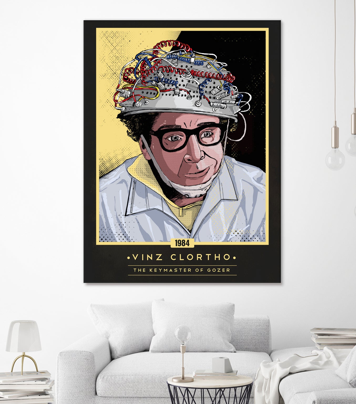 Vinz Clortho The Keymaster of Gozer by Francesca Blè on GIANT ART - white digital painting