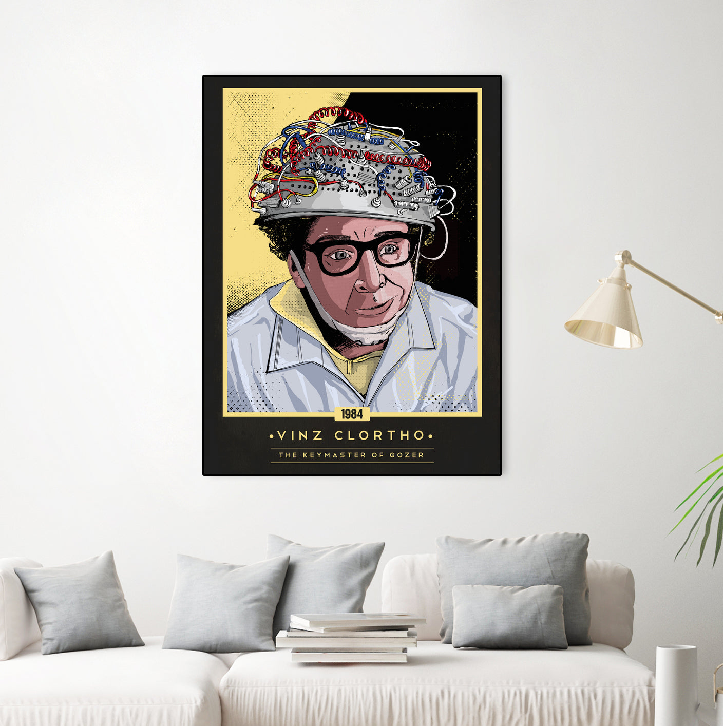 Vinz Clortho The Keymaster of Gozer by Francesca Blè on GIANT ART - white digital painting