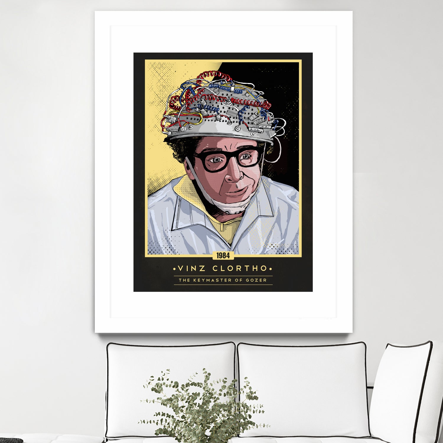 Vinz Clortho The Keymaster of Gozer by Francesca Blè on GIANT ART - white digital painting