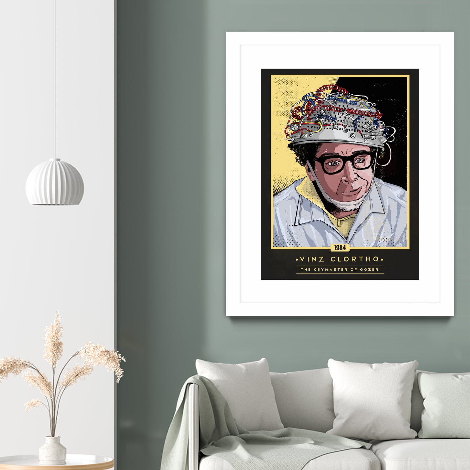 Vinz Clortho The Keymaster of Gozer by Francesca Blè on GIANT ART - white digital painting