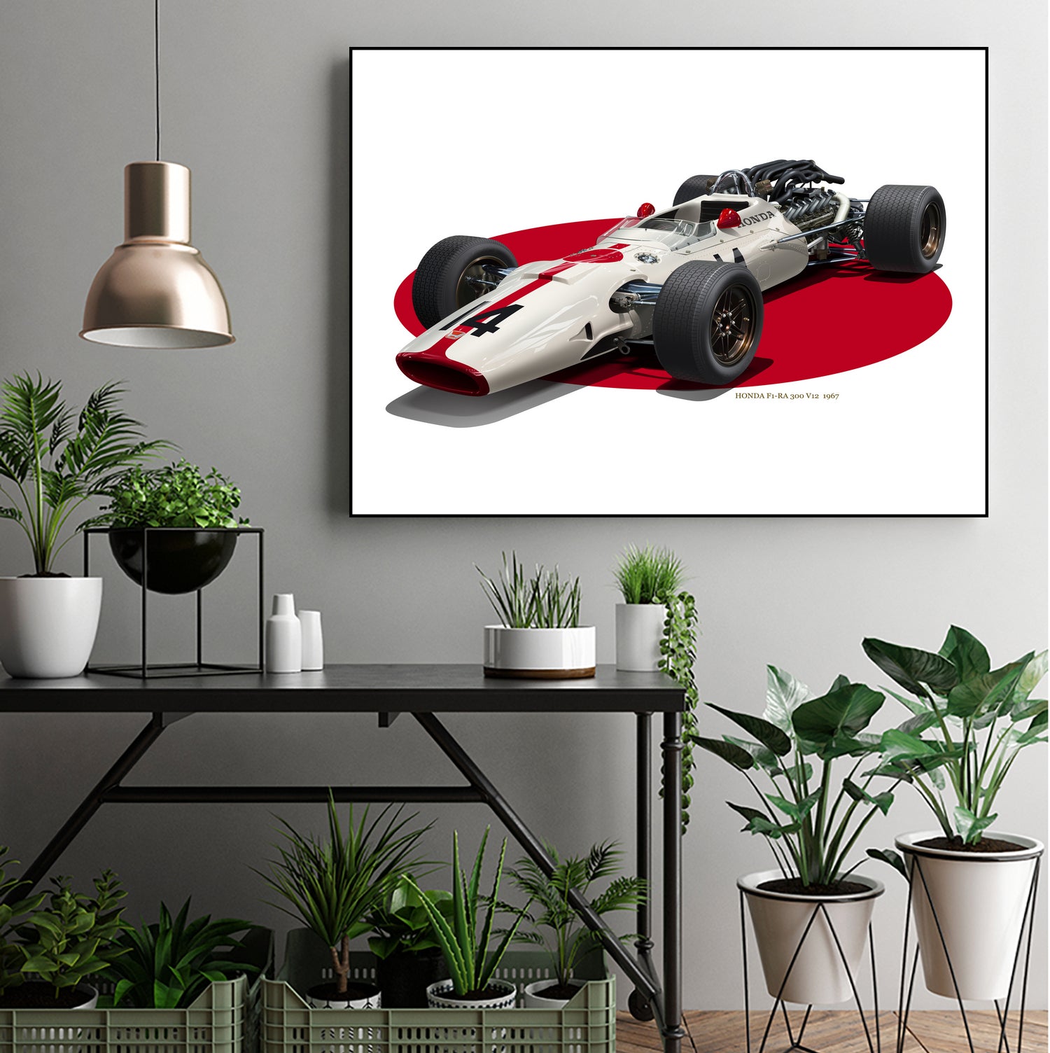 Honda F1 RA300 by Yassuo Igai on GIANT ART - red digital drawing