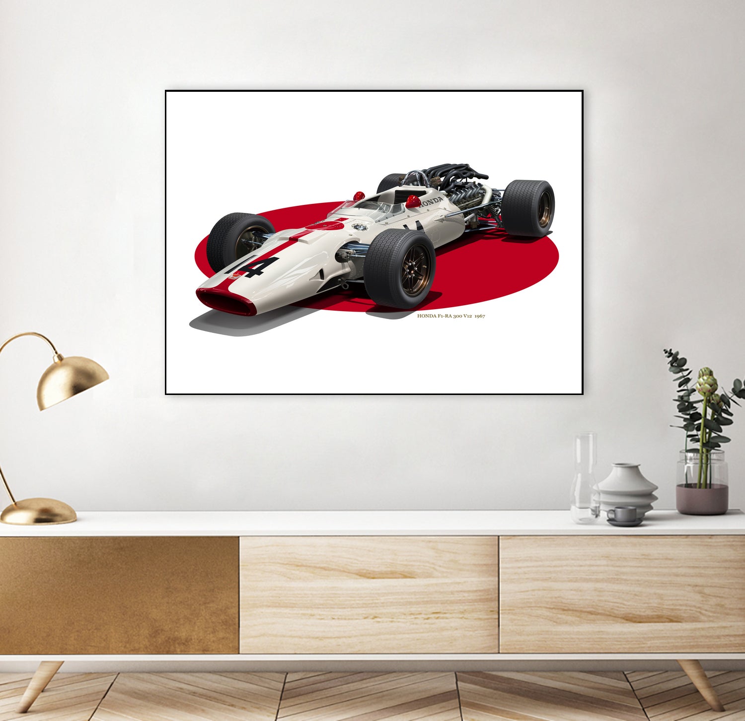 Honda F1 RA300 by Yassuo Igai on GIANT ART - red digital drawing