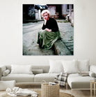 Marilyn Monroe Portrait #2 by Gabriel T Toro on GIANT ART - green mixed media