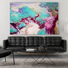 Storm Clouds by L. Renee Jones on GIANT ART - blue mixed media