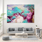 Storm Clouds by L. Renee Jones on GIANT ART - blue mixed media