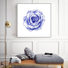 Ballpoint Blue Rose by Ronny Petrus Johannes Kools on GIANT ART - blue mixed media