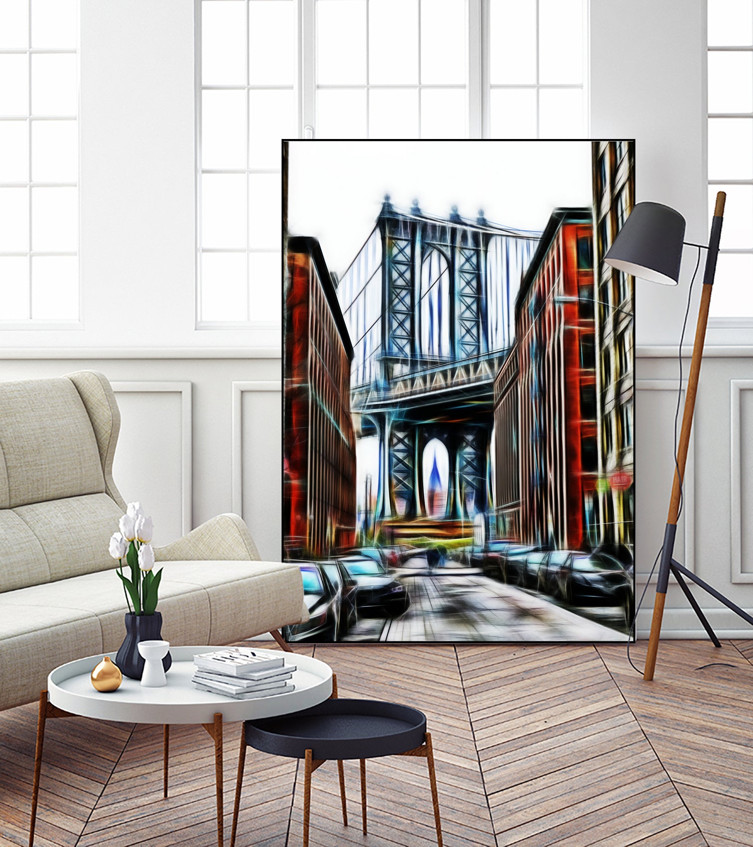 New York by Haris Kavalla on GIANT ART - gray photo illustration