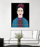 FRIDA KAHLO II by Bianca Green on GIANT ART - fuchsia digital drawing