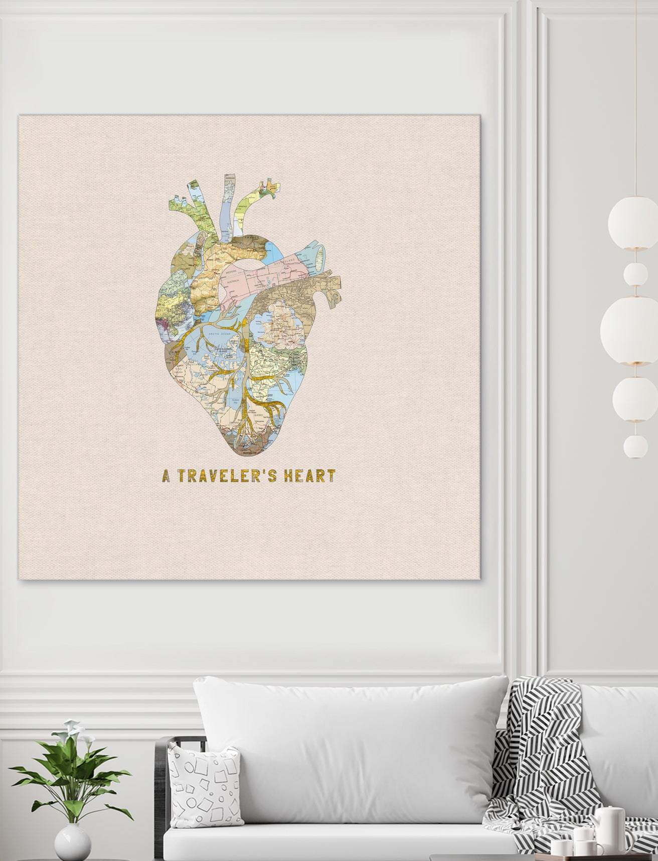 A Traveler's Heart by Bianca Green on GIANT ART - mixed media