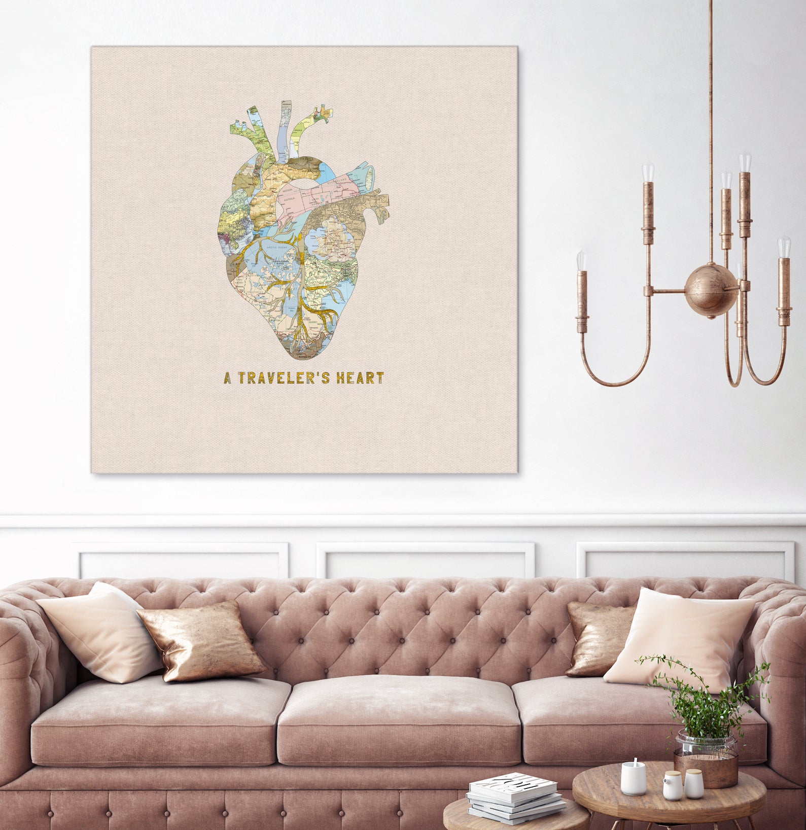 A Traveler's Heart by Bianca Green on GIANT ART - mixed media