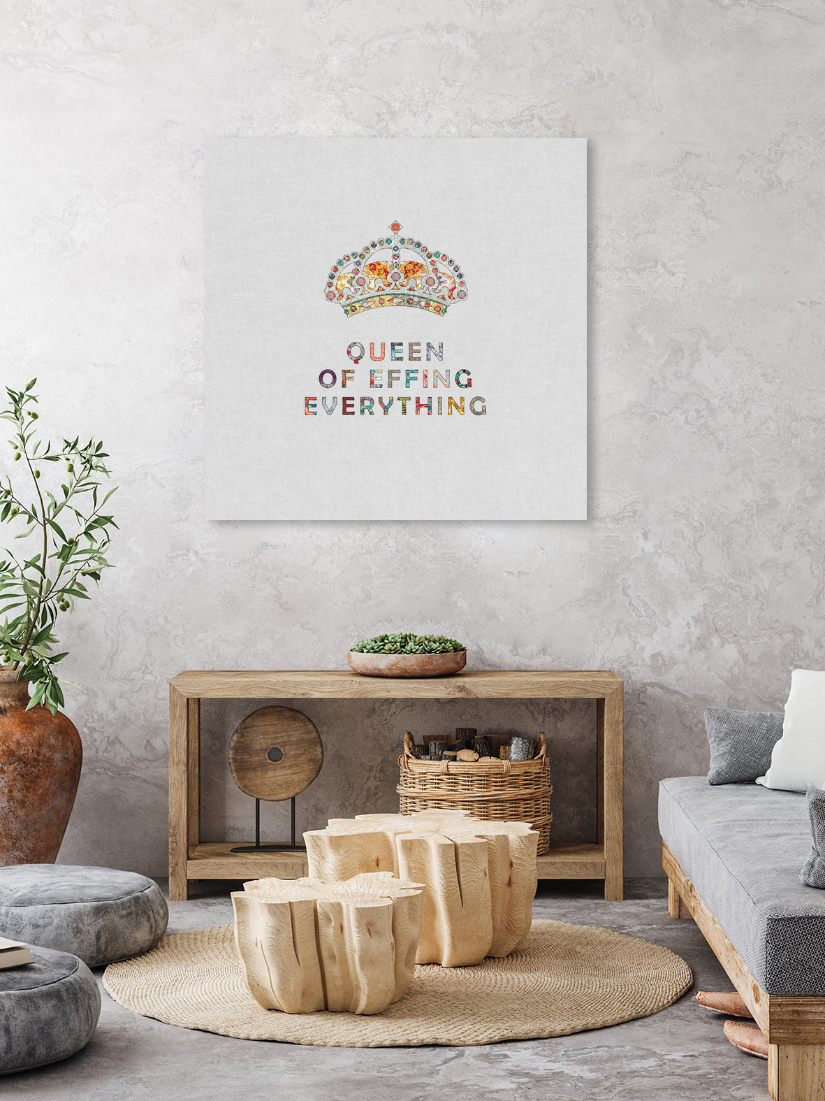 Her Daily Motivation by Bianca Green on GIANT ART - mixed media