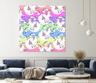 Unicorn Pride by mukta lata barua on GIANT ART - white digital drawing