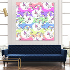 Unicorn Pride by mukta lata barua on GIANT ART - white digital drawing