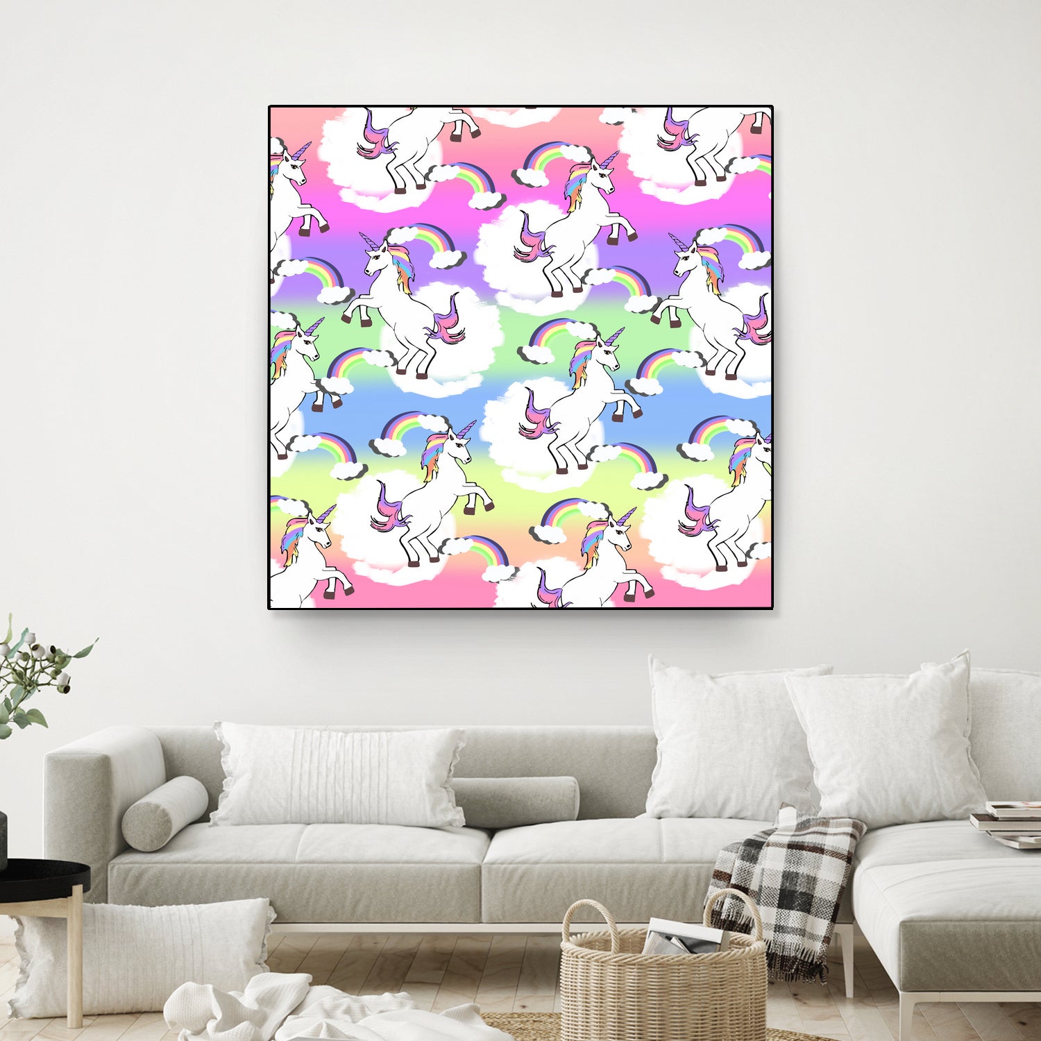 Unicorn Pride by mukta lata barua on GIANT ART - white digital drawing