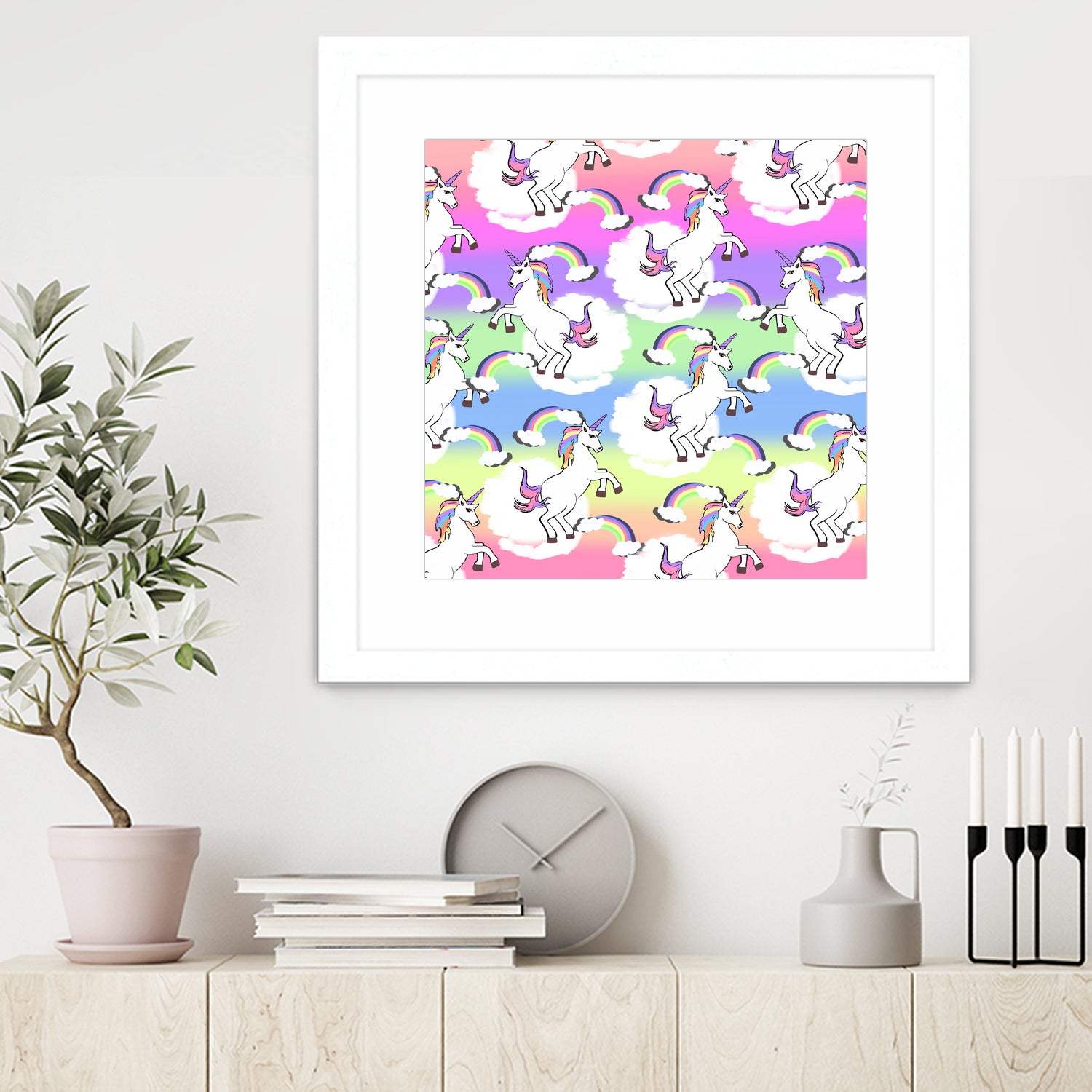 Unicorn Pride by mukta lata barua on GIANT ART - white digital drawing