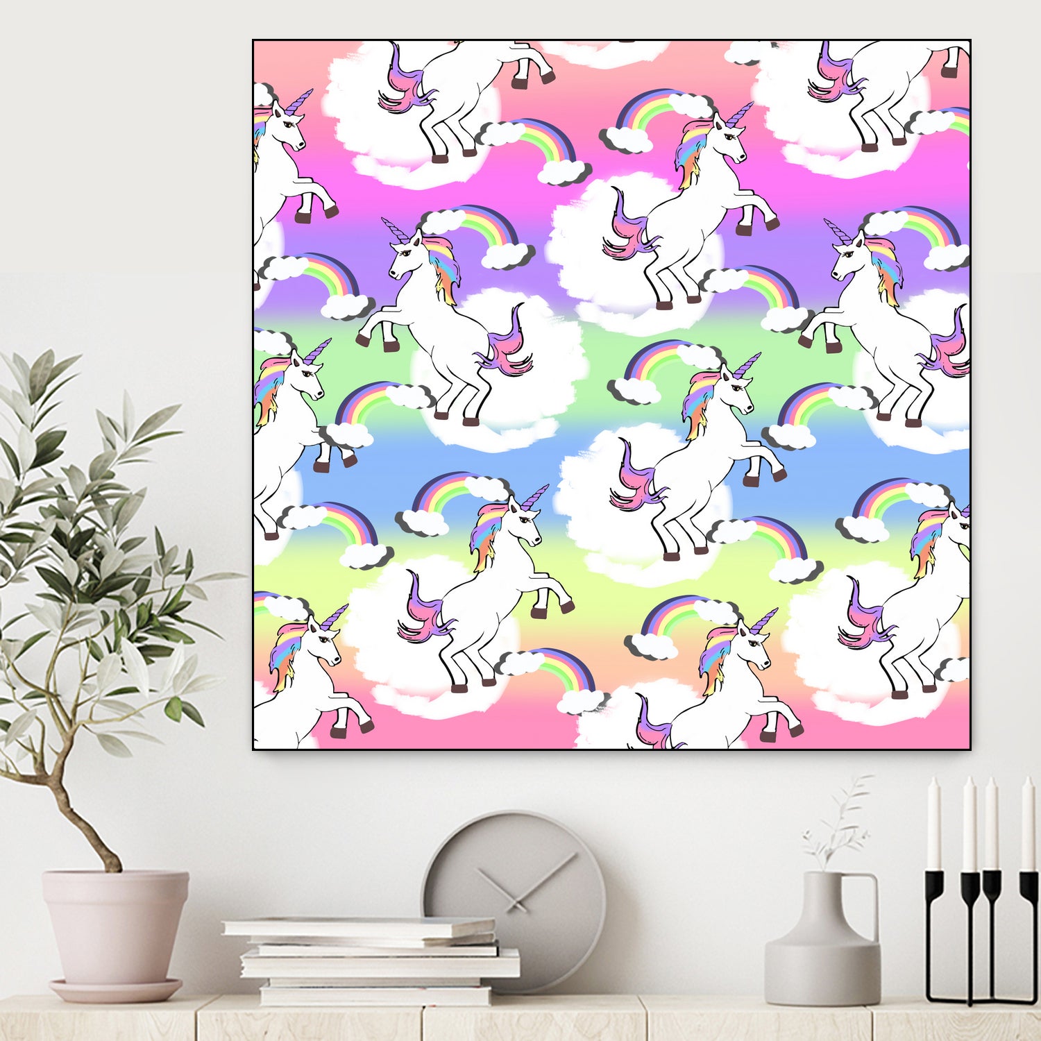 Unicorn Pride by mukta lata barua on GIANT ART - white digital drawing