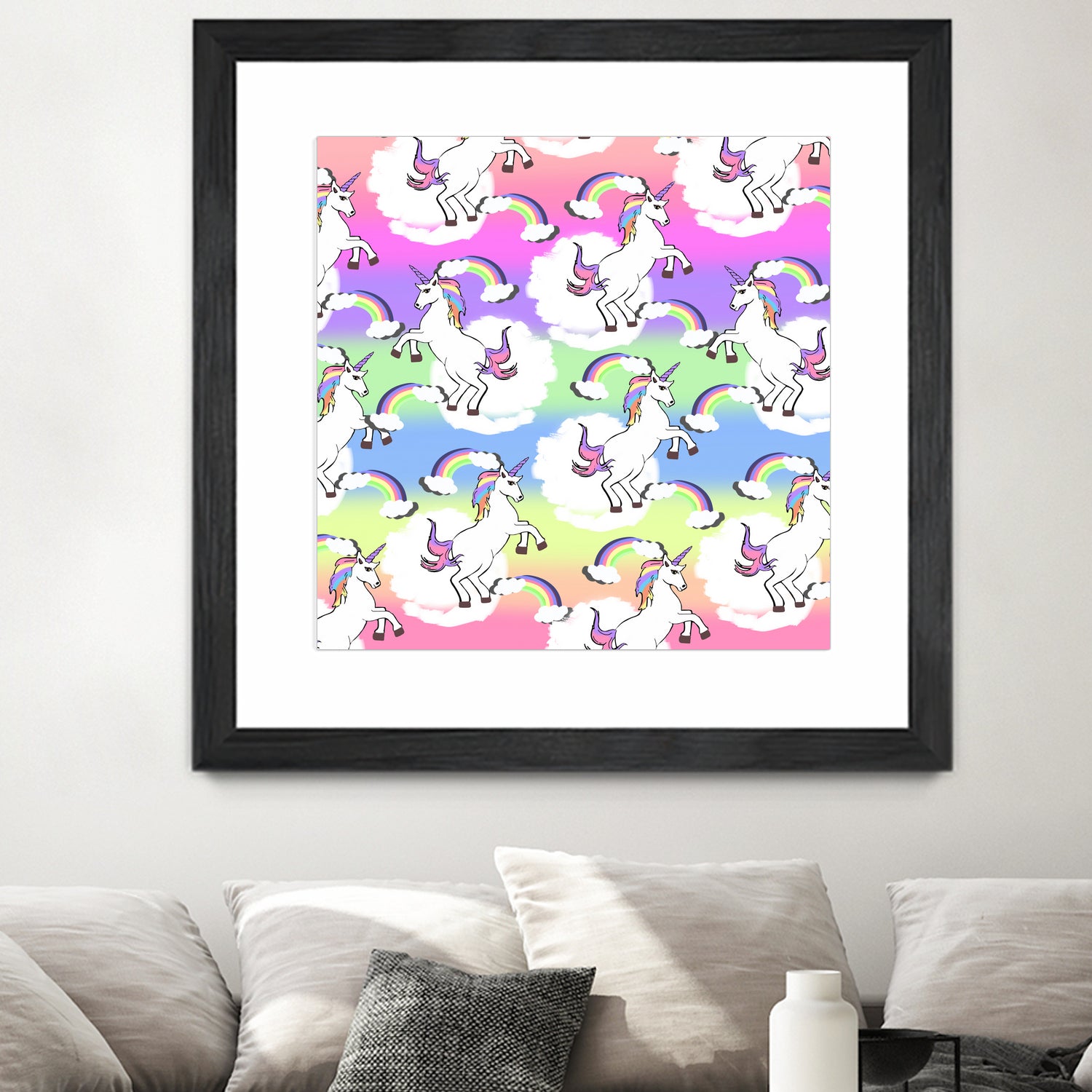 Unicorn Pride by mukta lata barua on GIANT ART - white digital drawing