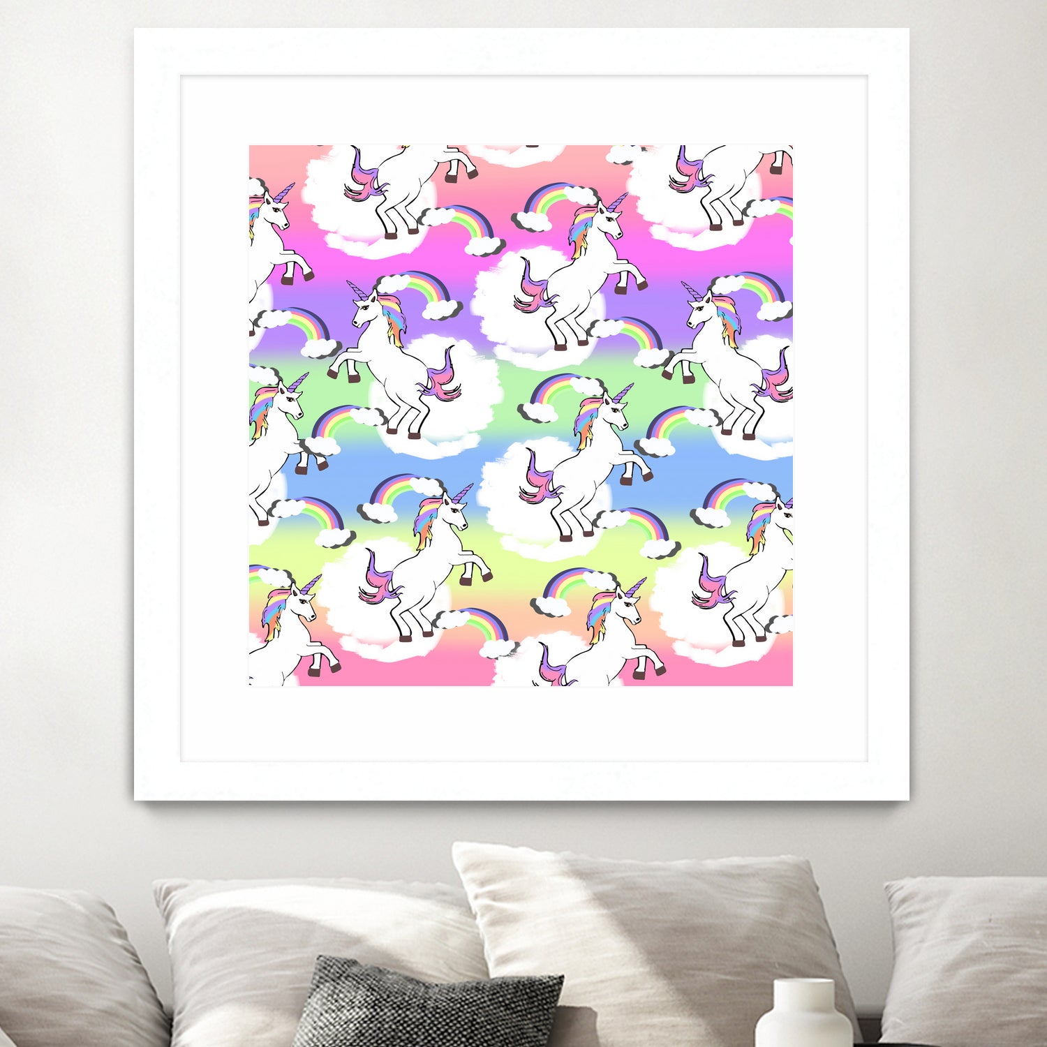 Unicorn Pride by mukta lata barua on GIANT ART - white digital drawing