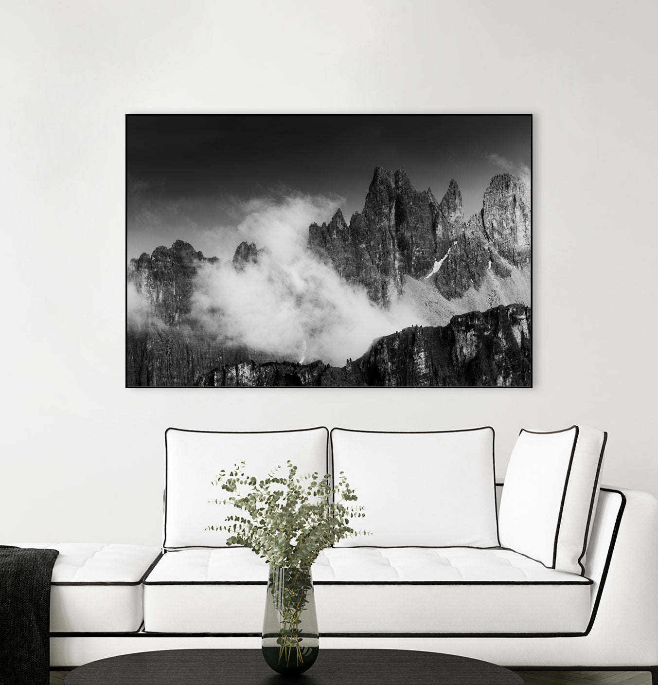 Rising Cloud in the Dolomites by Gabor Boszormenyi on GIANT ART - white photo illustration