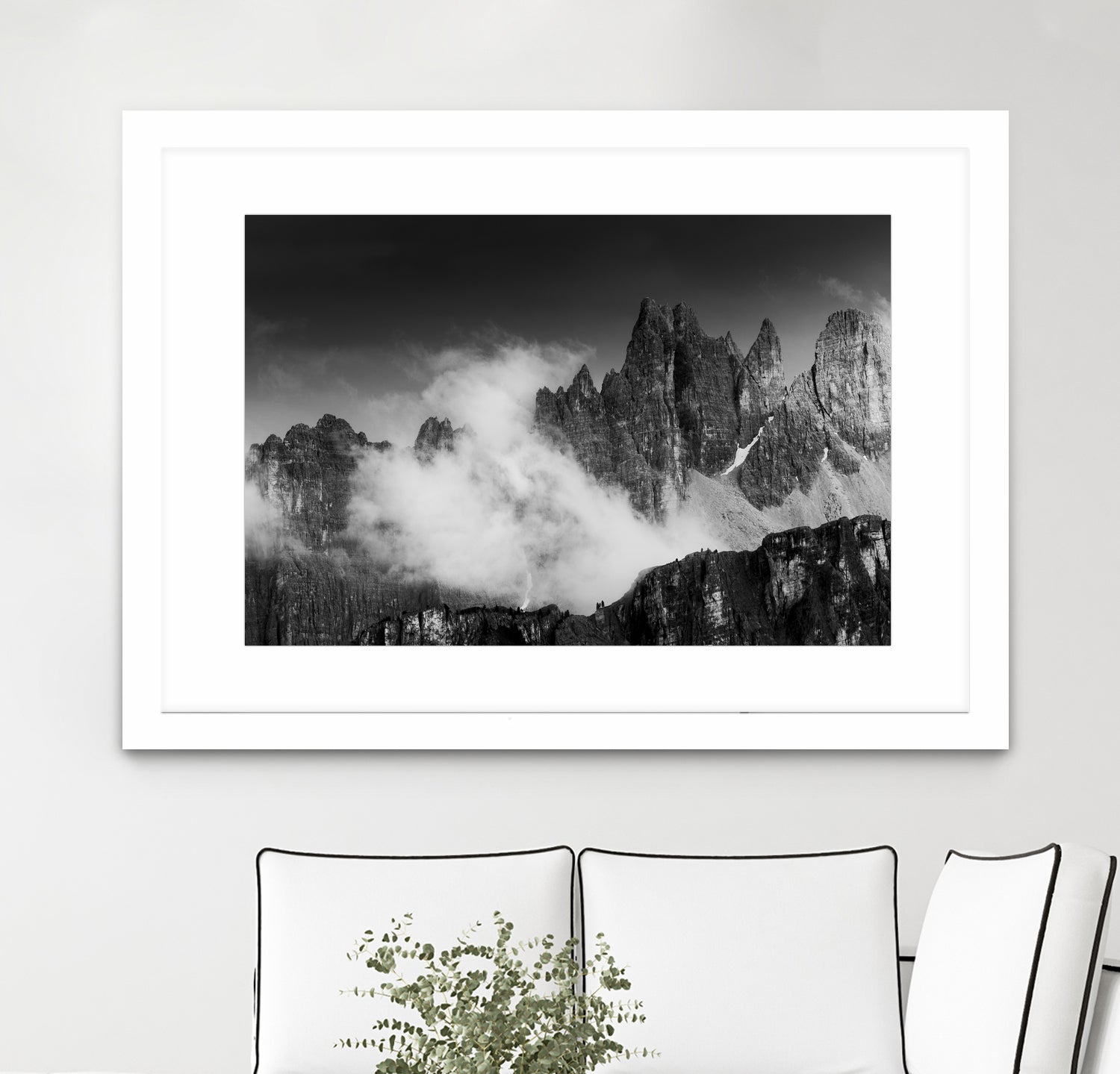 Rising Cloud in the Dolomites by Gabor Boszormenyi on GIANT ART - white photo illustration