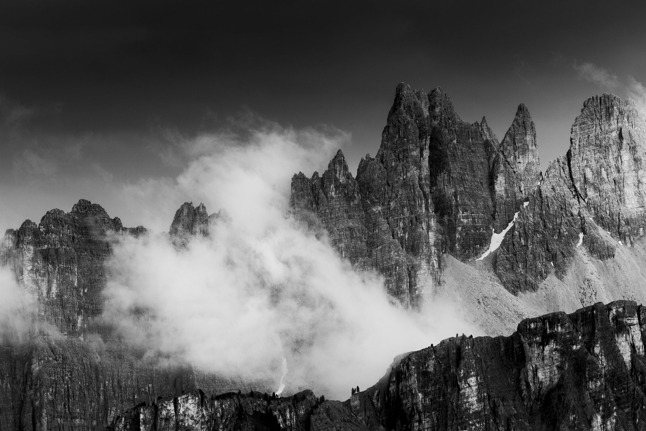 Rising Cloud in the Dolomites by Gabor Boszormenyi on GIANT ART - white photo illustration