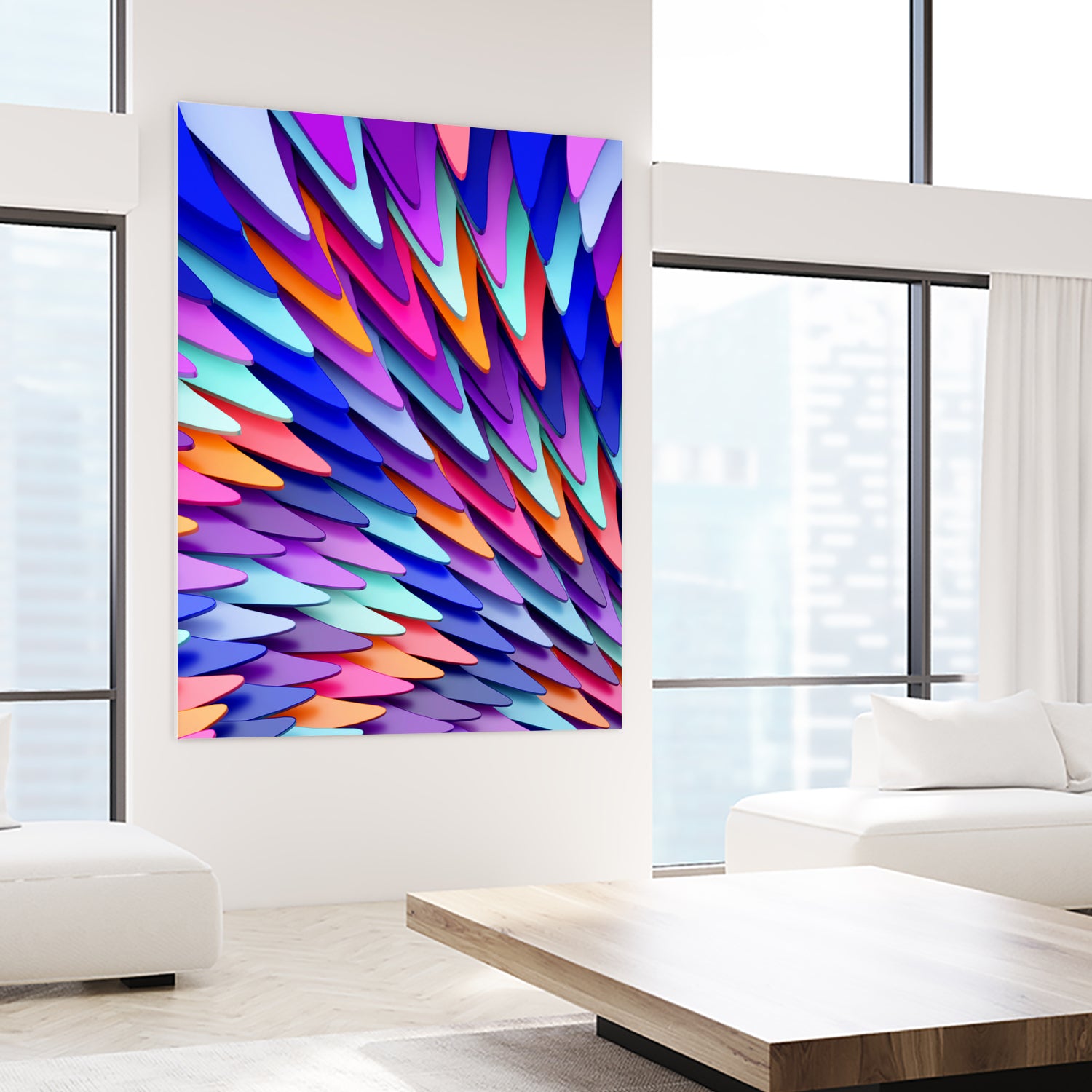 Colorful Skin by Danny Jardim on GIANT ART - blue digital painting