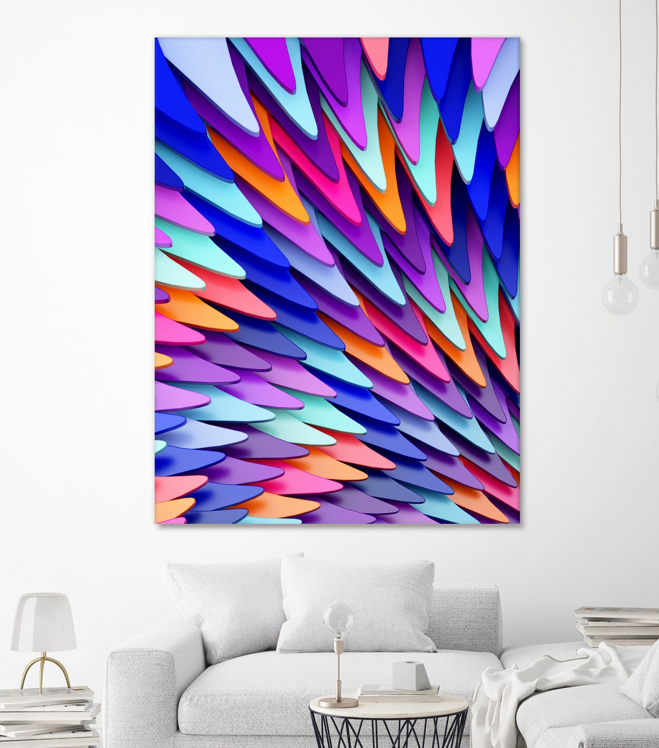 Colorful Skin by Danny Jardim on GIANT ART - blue digital painting