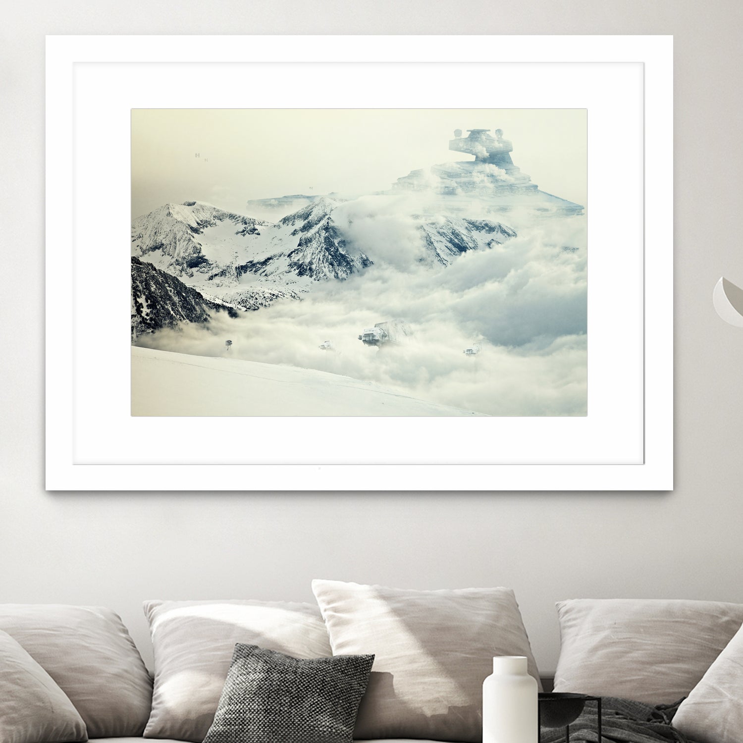 Frozen Planet by Andy Wynn on GIANT ART - white photo manipulation