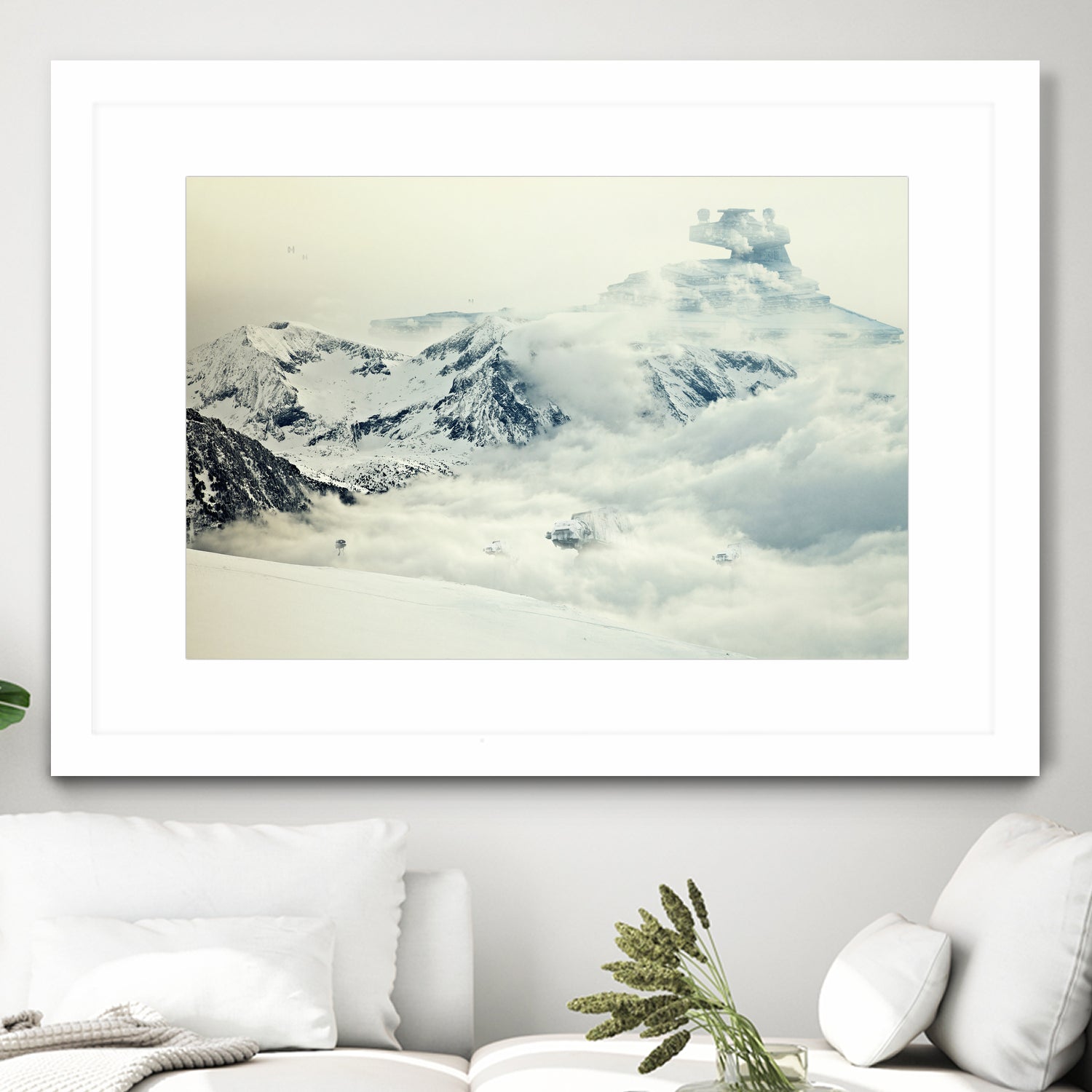 Frozen Planet by Andy Wynn on GIANT ART - white photo manipulation