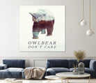 Owlbear Don't Care by Andy Wynn on GIANT ART - blue character design