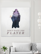 Don't Hate The Flayer by Andy Wynn on GIANT ART - fuchsia character design