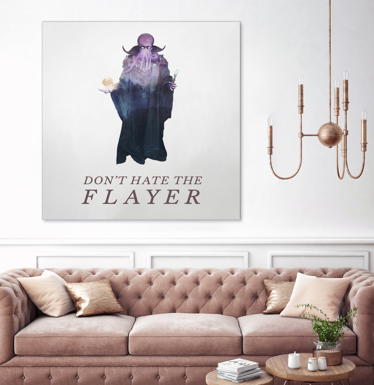 Don't Hate The Flayer by Andy Wynn on GIANT ART - fuchsia character design