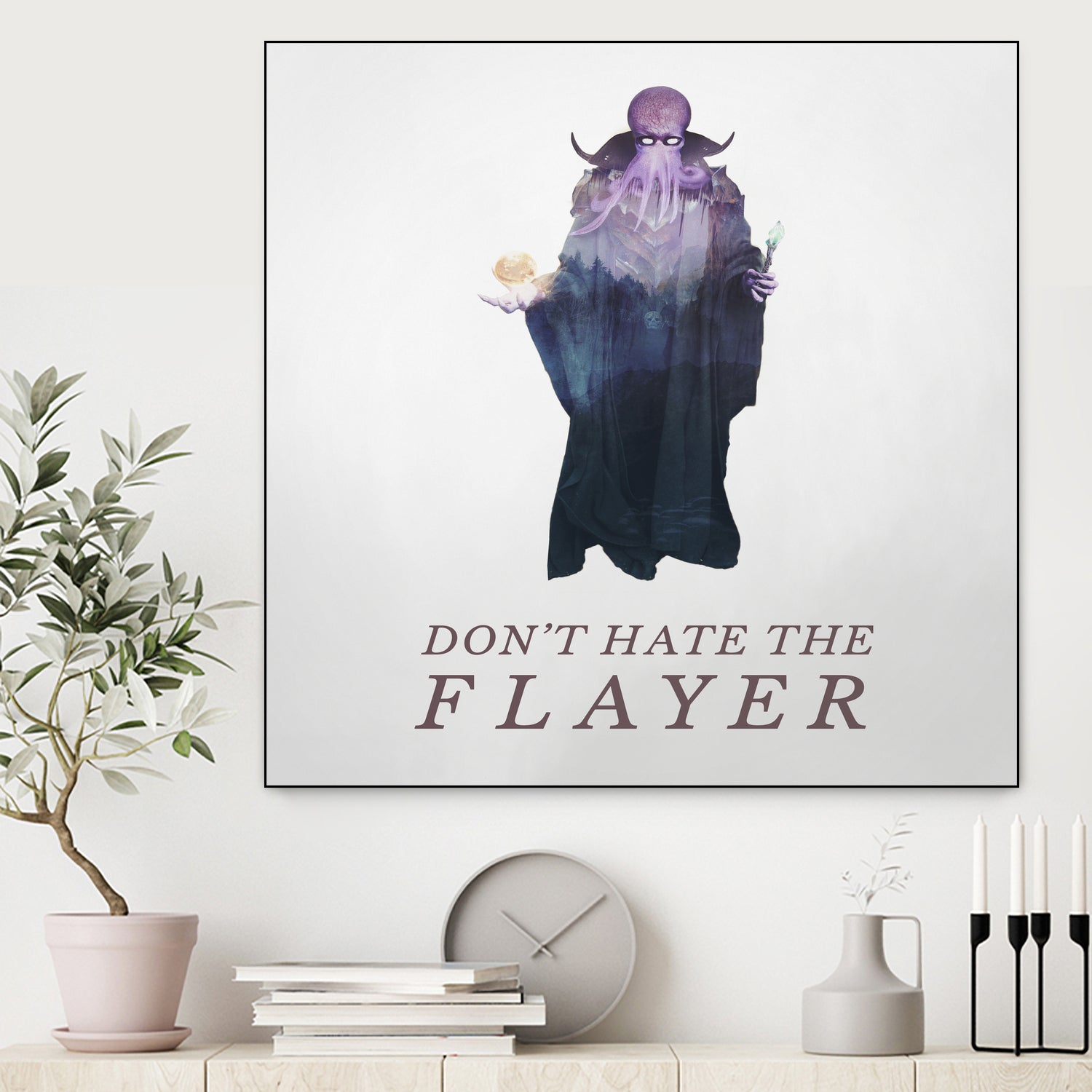 Don't Hate The Flayer by Andy Wynn on GIANT ART - fuchsia character design