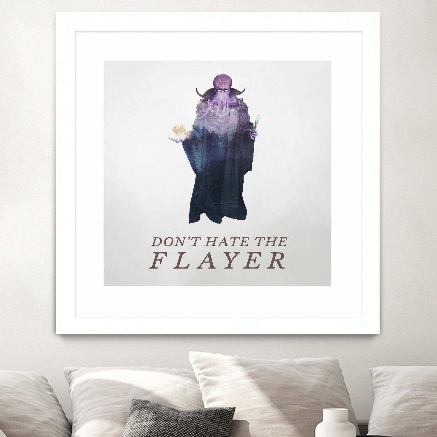 Don't Hate The Flayer by Andy Wynn on GIANT ART - fuchsia character design