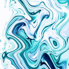 Liquid Marble - Aqua & Blues by Dominique Van Roey on GIANT ART - blue photo manipulation