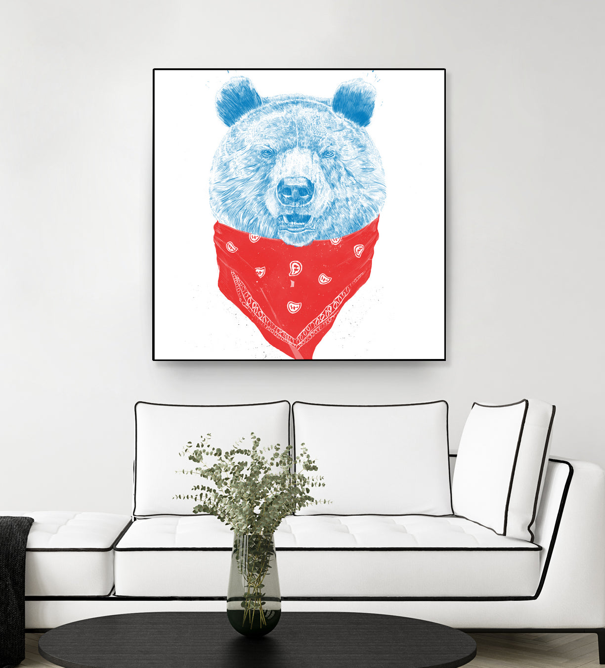 Wild bear (color version) by Solti Balázs on GIANT ART - pink digital drawing