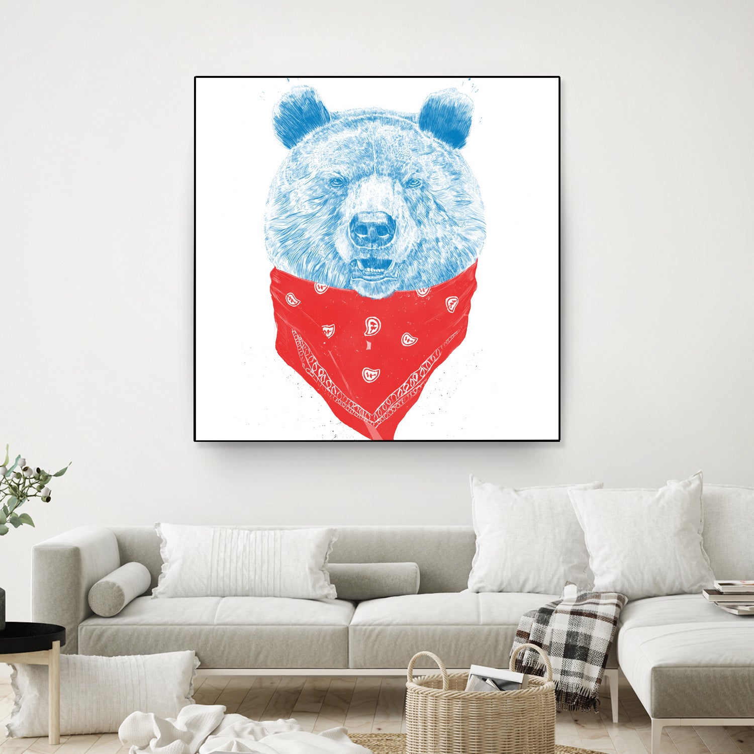 Wild bear (color version) by Solti Balázs on GIANT ART - pink digital drawing