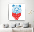 Wild bear (color version) by Solti Balázs on GIANT ART - pink digital drawing