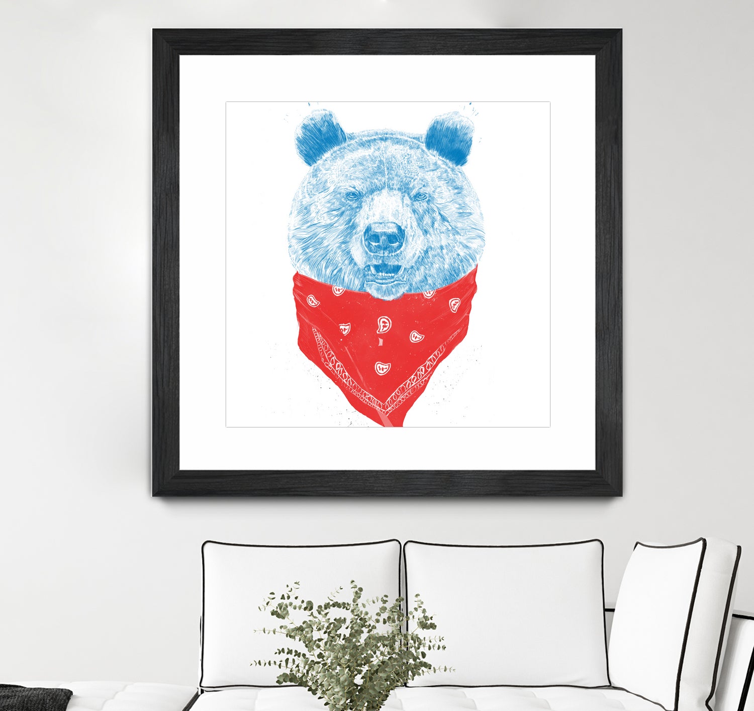 Wild bear (color version) by Solti Balázs on GIANT ART - pink digital drawing