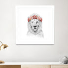 Festival lion by Solti Balázs on GIANT ART - white digital drawing