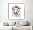 Festival lion by Solti Balázs on GIANT ART - white digital drawing