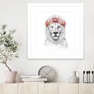 Festival lion by Solti Balázs on GIANT ART - white digital drawing