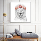 Festival lion by Solti Balázs on GIANT ART - white digital drawing