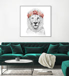 Festival lion by Solti Balázs on GIANT ART - white digital drawing