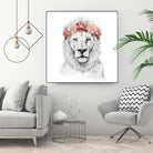 Festival lion by Solti Balázs on GIANT ART - white digital drawing