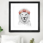 Festival lion by Solti Balázs on GIANT ART - white digital drawing