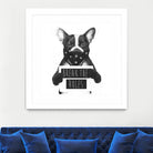 Rebel dog by Solti Balázs on GIANT ART - white digital drawing